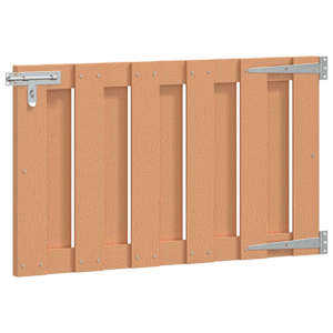 vidaXL Aia aed 100 x 60 cm WPC ja Alumiinium Pruun