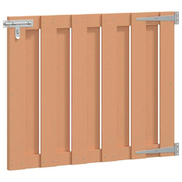 vidaXL Aia aed 100 x 80 cm WPC ja Alumiinium Pruun