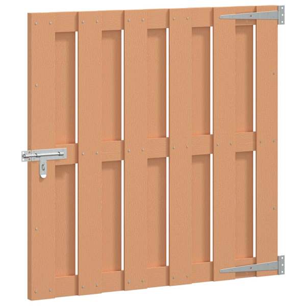 vidaXL Aia aed 100 x 100 cm WPC ja Alumiinium Pruun
