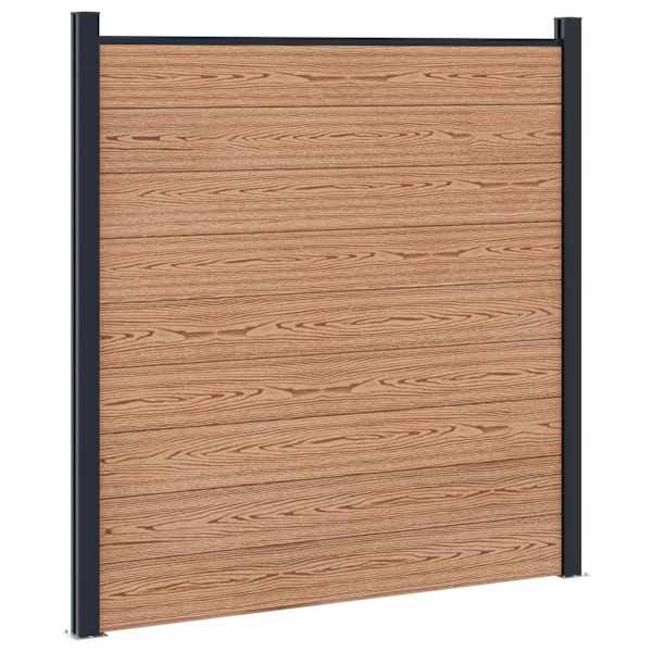 vidaXL Aia komplekt 180 x 186 cm WPC ja Alumiinium Pruun