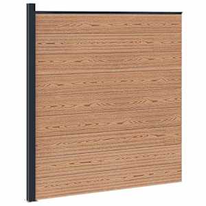 vidaXL Aia komplekt 175 x 186 cm WPC ja Alumiinium Pruun