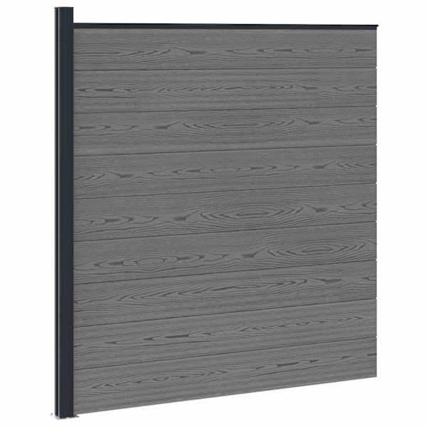vidaXL Aia komplekt 175 x 186 cm WPC ja Alumiinium Hall