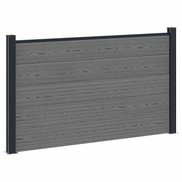 vidaXL Aia komplekt 180 x 105 cm WPC ja Alumiinium Hall