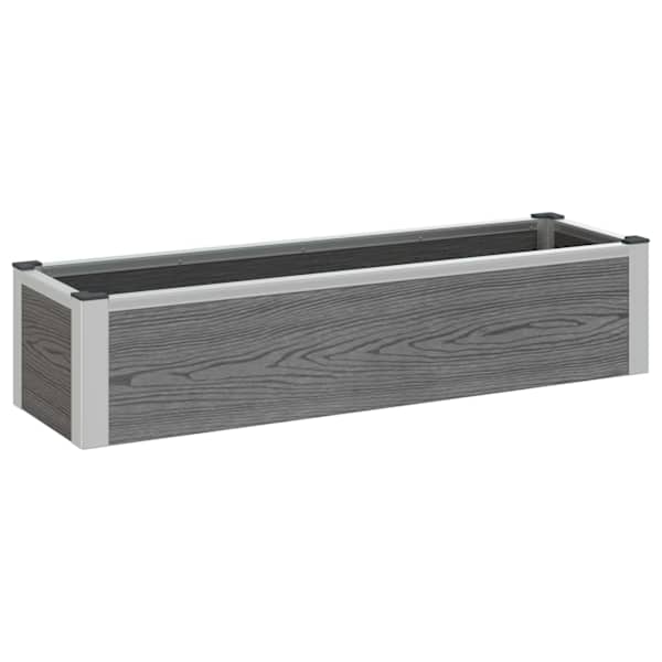 vidaXL K&otilde;rgendatud aia taimelava Hall 100 x 30 x 22 cm