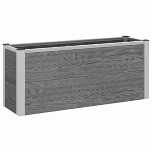 vidaXL K&otilde;rgendatud aia taimelava Hall 100 x 30 x 42 cm