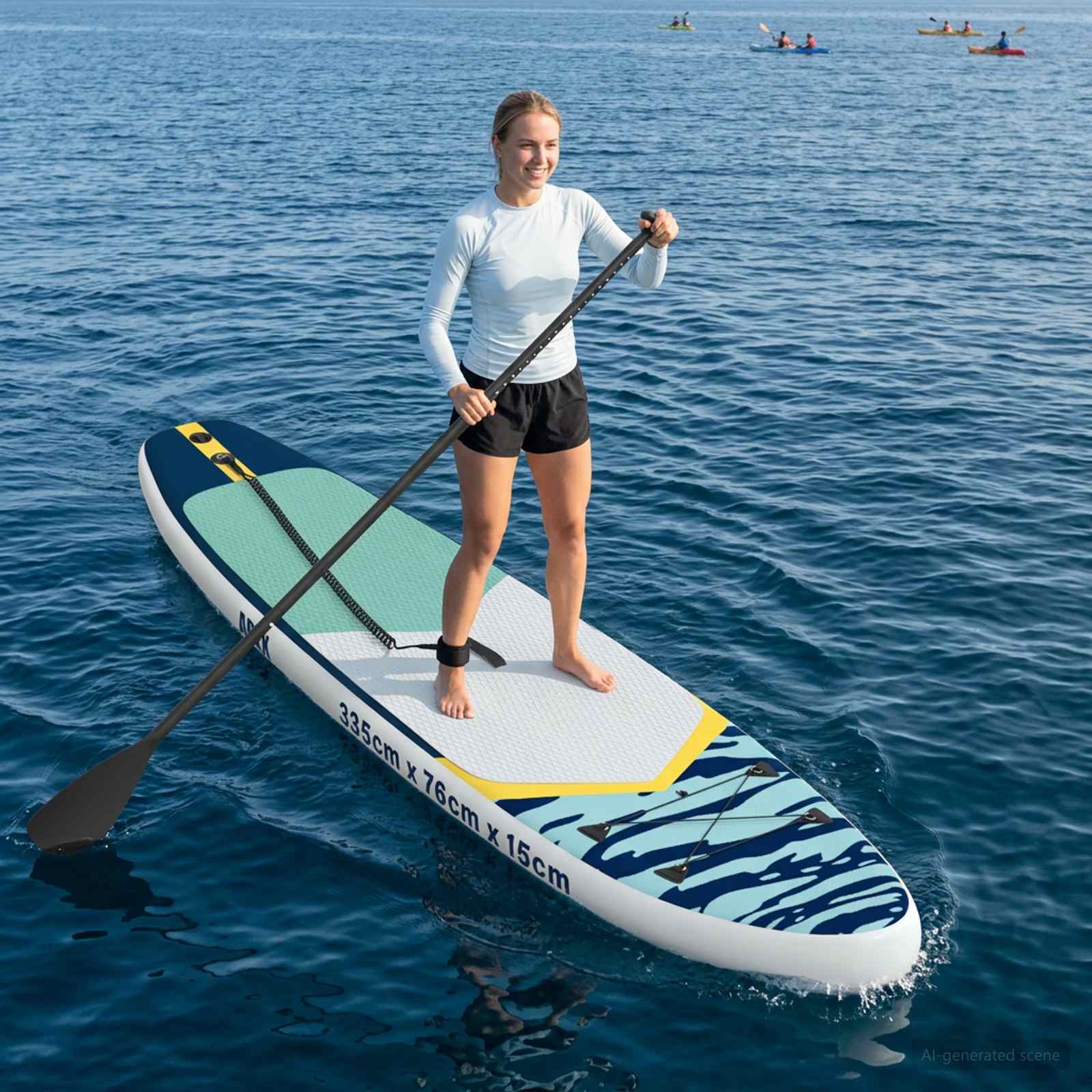 vidaXL Plăci de Stand Up Paddle Gonflabile APEX 335 x 76 x 15 cm