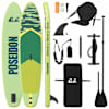 vidaXL SUP laud koos istmega 2-in-1 POSEIDON 305 x 76 x 15 cm Roheline