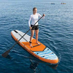 SUP deska s sedežem 2-v-1 TRITON 305 x 76 x 15 cm Modra
