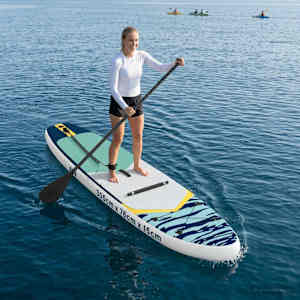 SUP deska s sedežem 2-v-1 APEX 305 x 76 x 15 cm Modra