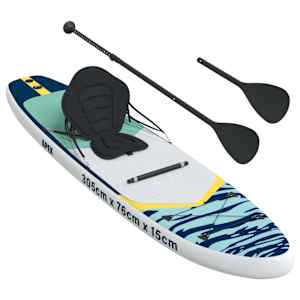 SUP deska se sedadlem 2 v 1 APEX 305 x 76 x 15 cm Modrá pro - obrázek 4