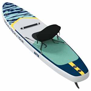 SUP deska se sedadlem 2 v 1 APEX 305 x 76 x 15 cm Modrá pro - obrázek 6