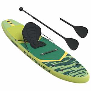 SUP deska se sedátkem 2v1 POSEIDON 335 x 76 x 15 cm Zelená pro - obrázek 4