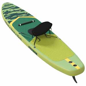 SUP deska se sedátkem 2v1 POSEIDON 335 x 76 x 15 cm Zelená pro - obrázek 6