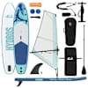 vidaXL Kootud SUP laud purjega HYDROS 330 x 76 x 15 cm T&uuml;rkiis