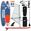 vidaXL Kootud SUP laud purjega SCYLLA 330 x 76 x 15 cm Sinine
