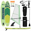 vidaXL Kootud SUP laud purjega POSEIDON 330 x 76 x 15 cm Roheline