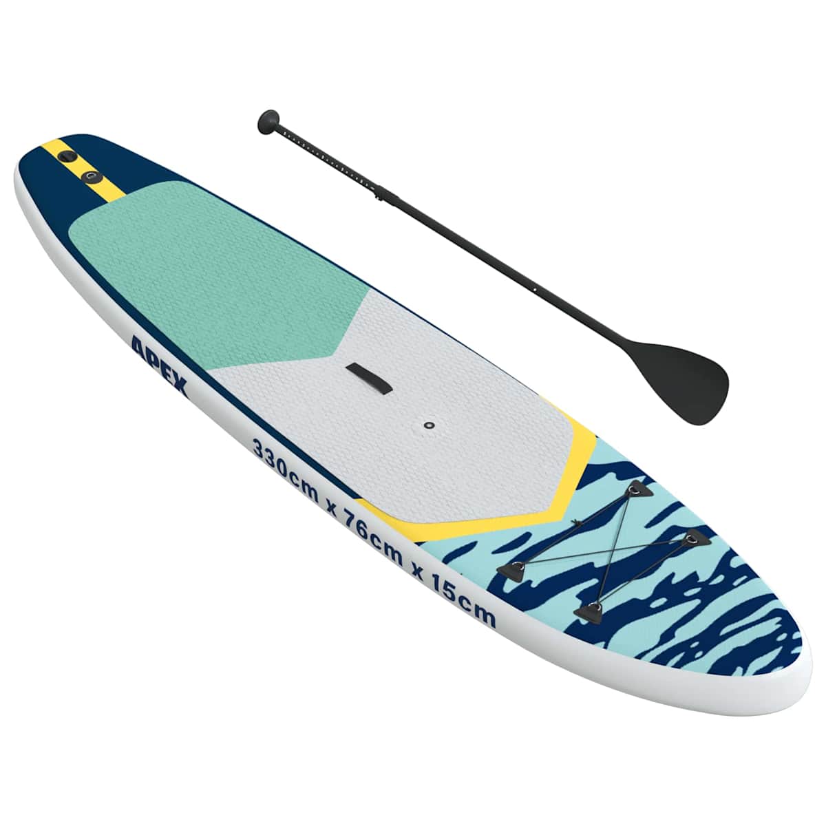 Oppusteligt SUP Board med Sejl APEX 330 x 76 x 15 cm - Billede 4