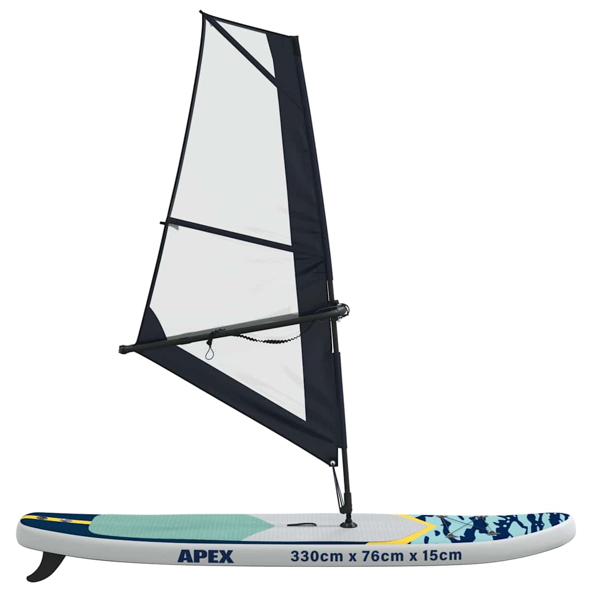 Oppusteligt SUP Board med Sejl APEX 330 x 76 x 15 cm - Billede 6