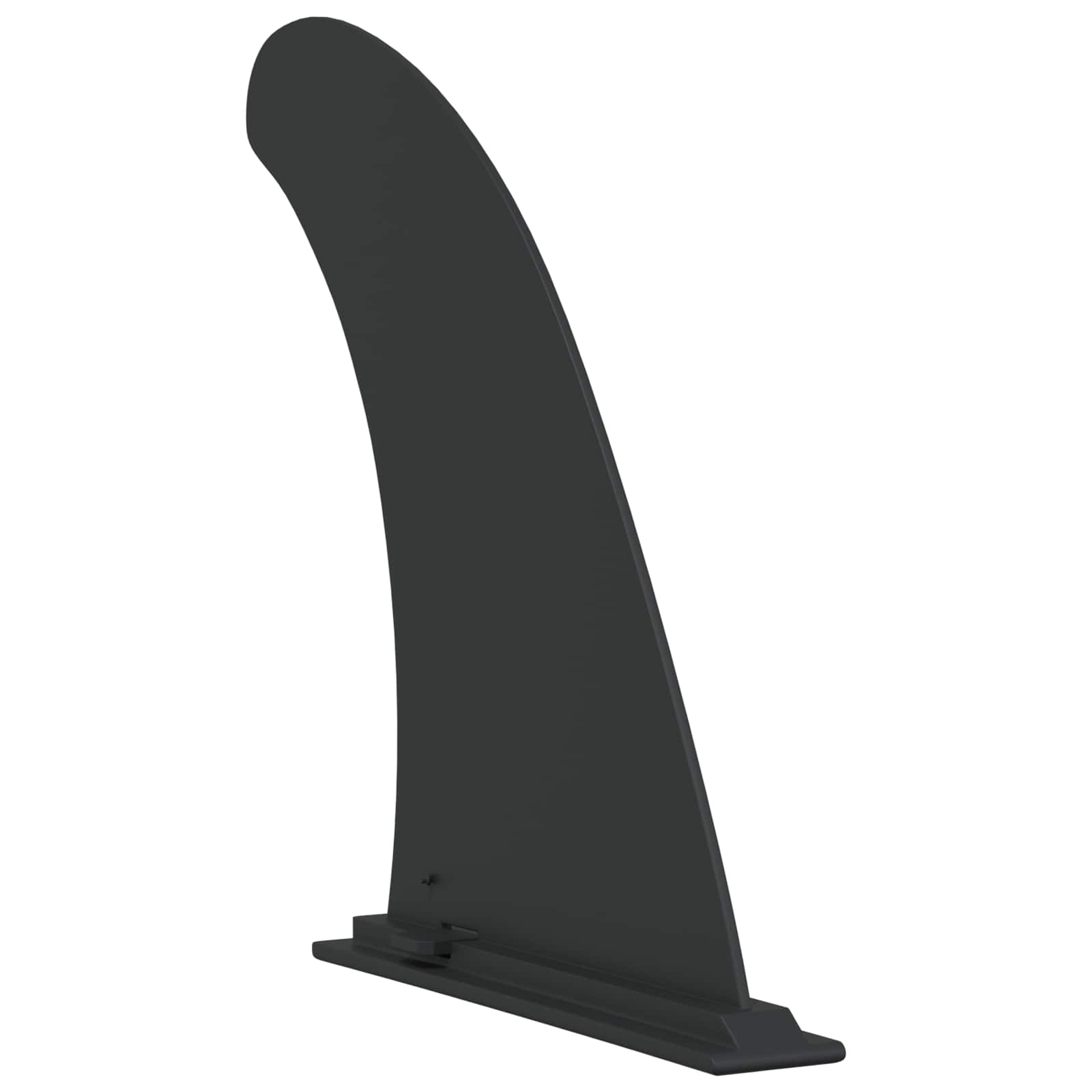 vidaXL Ploutev SUP 3,5 x 18 x 21,5 cm Nylon Černá