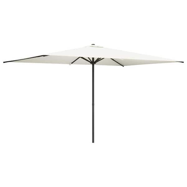 vidaXL Aedapara 200 x 300 cm Pol&uuml;ester Ristk&uuml;lik Kreemjas