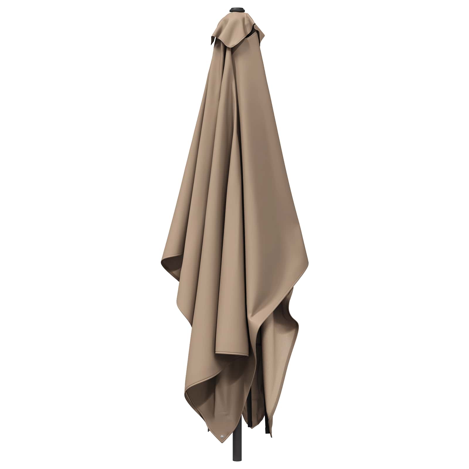 Vrtni dežnik 200 x 300 cm Poliester Pravokotna Taupe - slika 2