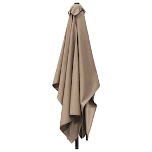 Zahradní slunečník 200 x 300 cm Polyester Obdélníkový Taupe - obrázek 3