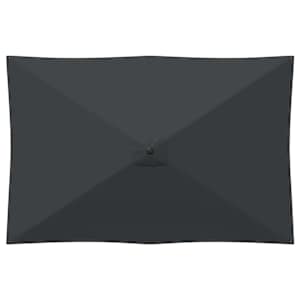 Zahradní slunečník 200 x 300 cm Polyester Obdélníkový - obrázek 4