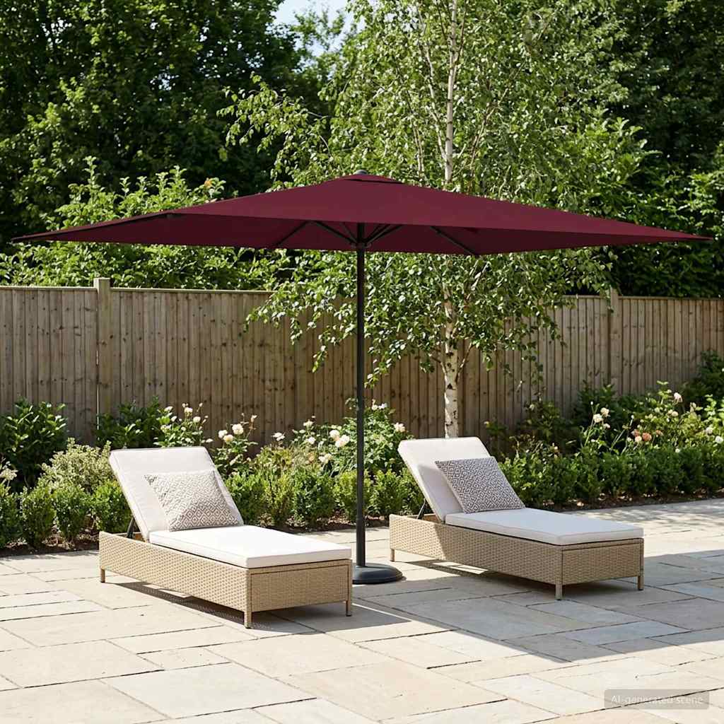 vidaXL Parasol de Grădină 200 x 300 cm Poliester Dreptunghiular