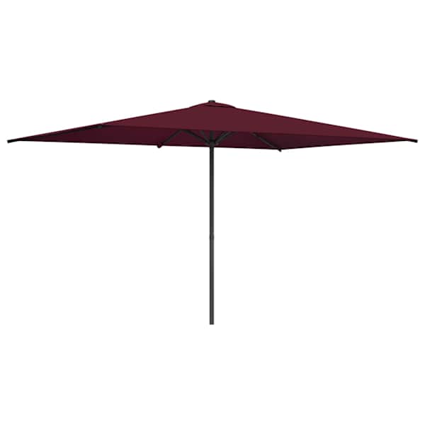 vidaXL Aedapara 200 x 300 cm Pol&uuml;ester Ristk&uuml;lik Bordeaux punane