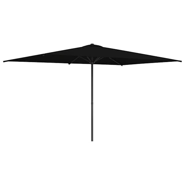 vidaXL Aedapara 200 x 300 cm Pol&uuml;ester Ristk&uuml;lik Must