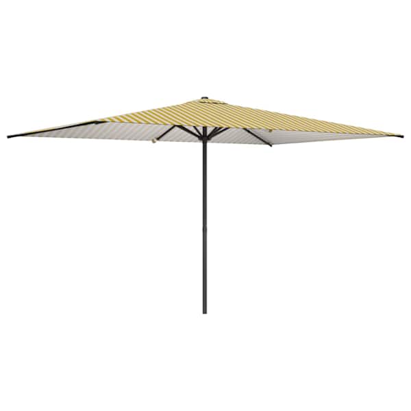 vidaXL Aedapara 200 x 300 cm Pol&uuml;ester Ristk&uuml;lik Kollane ja Valge