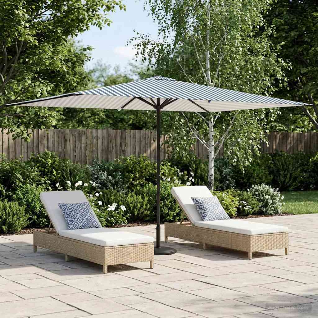 vidaXL Parasol de Grădină 200 x 300 cm Poliester Dreptunghiular