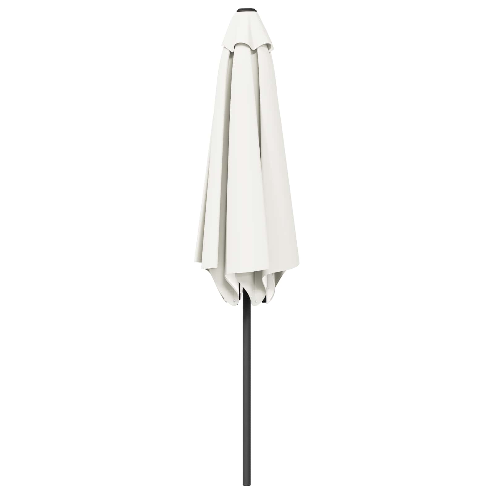 Vrtni dežnik 230 x 230 cm Poliester Pravokotna Krem - slika 2
