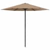 vidaXL Aedapara 230 x 230 cm Pol&uuml;ester Ristk&uuml;lik Pruunikashall