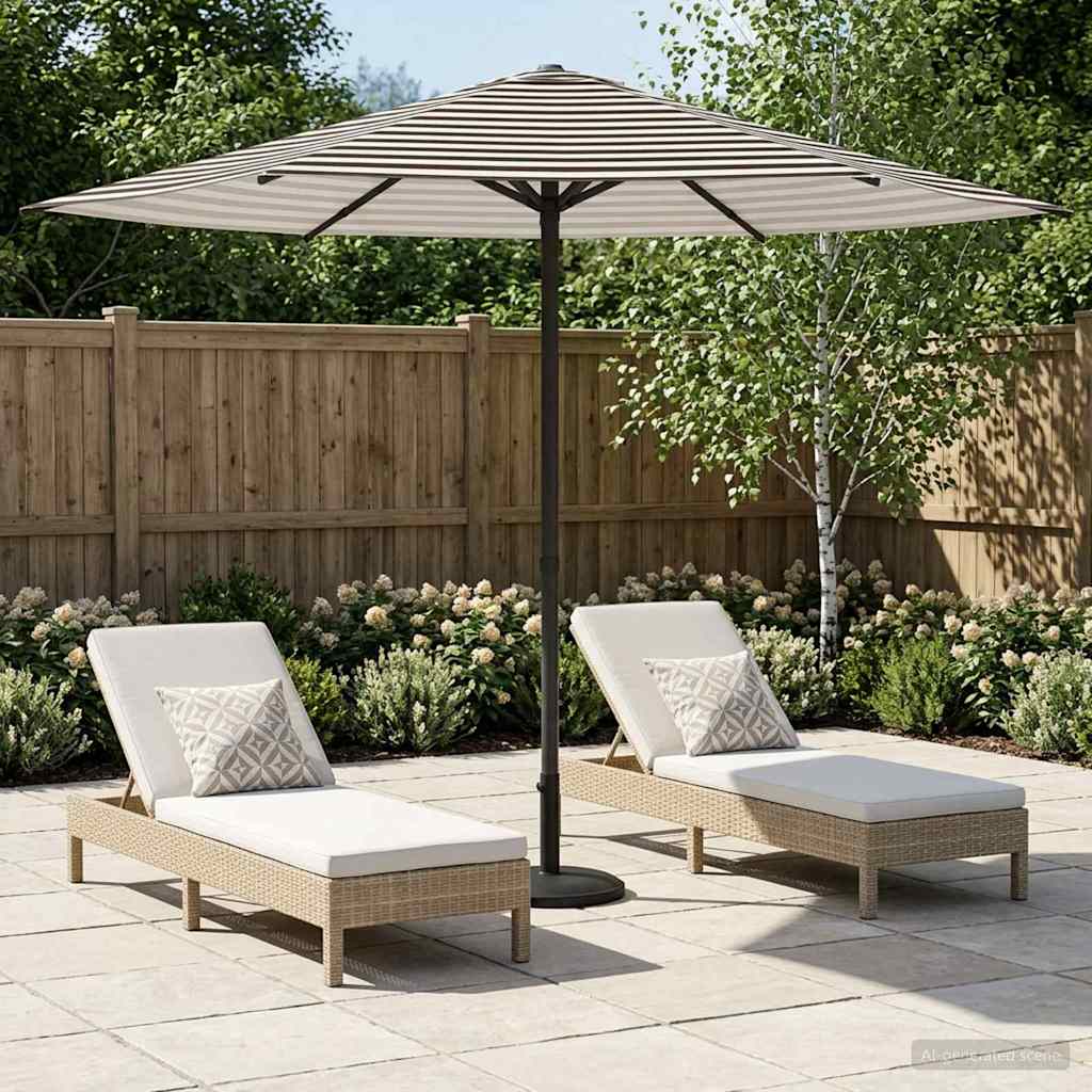vidaXL Parasol de Grădină 230 x 230 cm Poliester Dreptunghiular