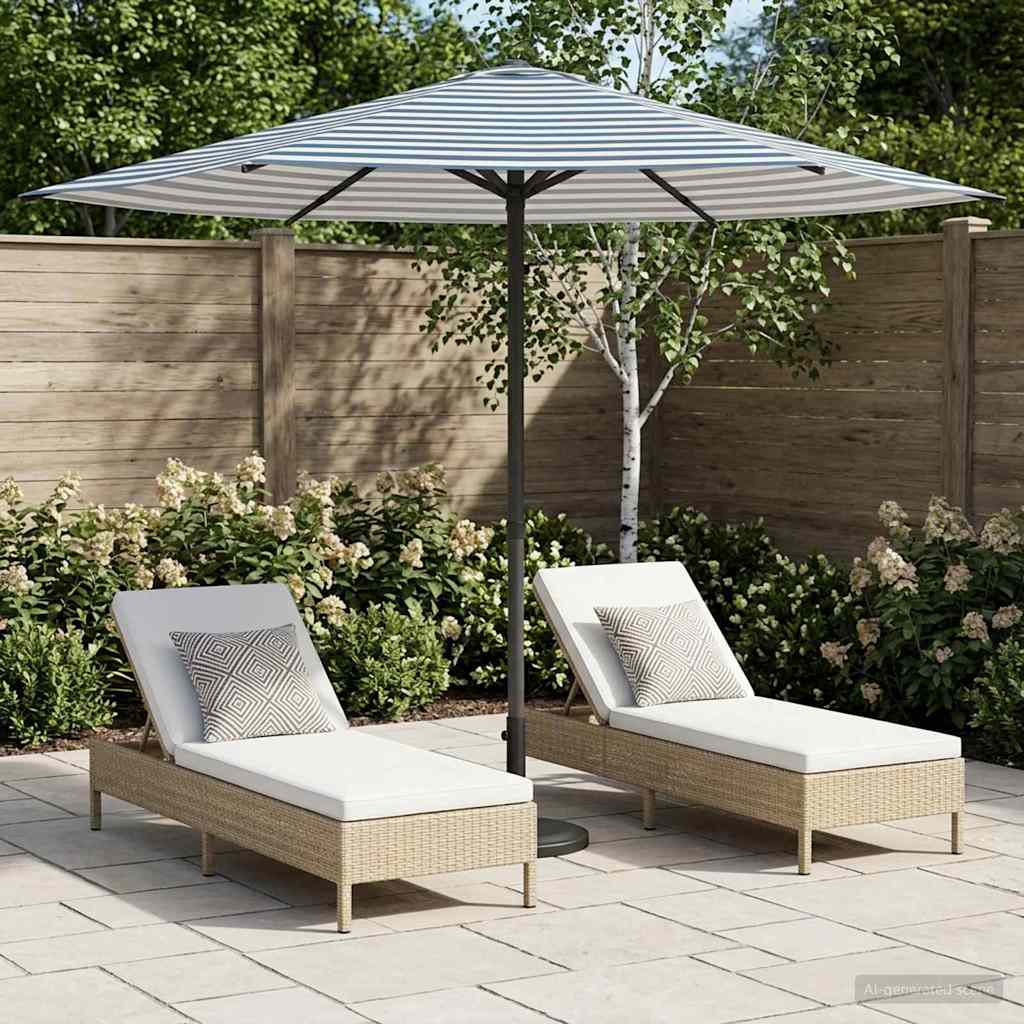 vidaXL Parasol de Grădină 230 x 230 cm Poliester Dreptunghiular
