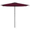 vidaXL Aedapara 270 x 270 cm Pol&uuml;ester Ristk&uuml;lik Bordeaux punane