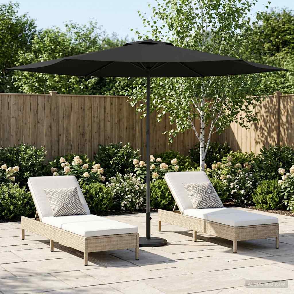 vidaXL Parasol de Grădină 300 x 300 cm Poliester Dreptunghiular
