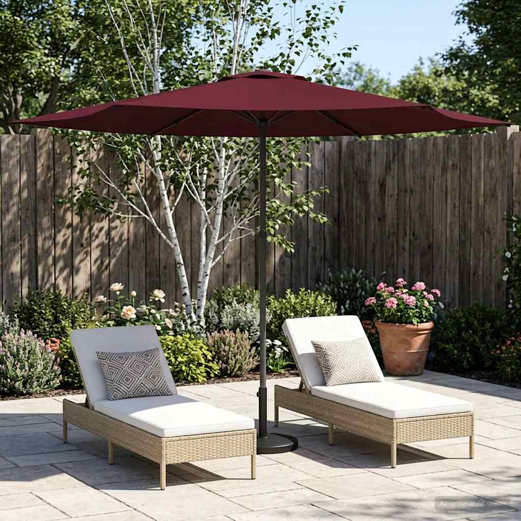 vidaXL Parasol de Grădină 300 x 300 cm Poliester Dreptunghiular
