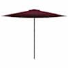 vidaXL Aedapara 300 x 300 cm Pol&uuml;ester Ristk&uuml;lik Bordeaux punane