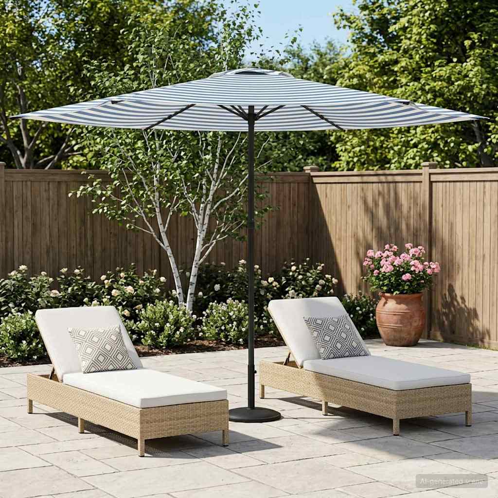 vidaXL Parasol de Grădină 300 x 300 cm Poliester Dreptunghiular
