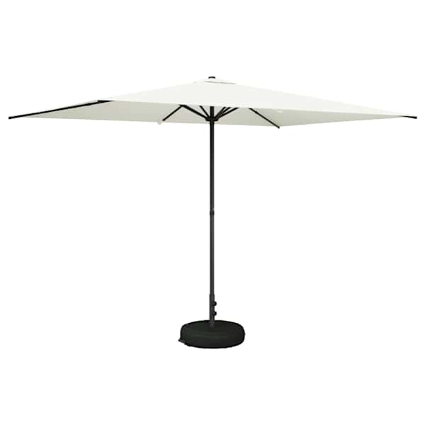 vidaXL Aiatelgi koos alusega 200 x 300 cm Pol&uuml;ester Ristk&uuml;lik Kreemjas