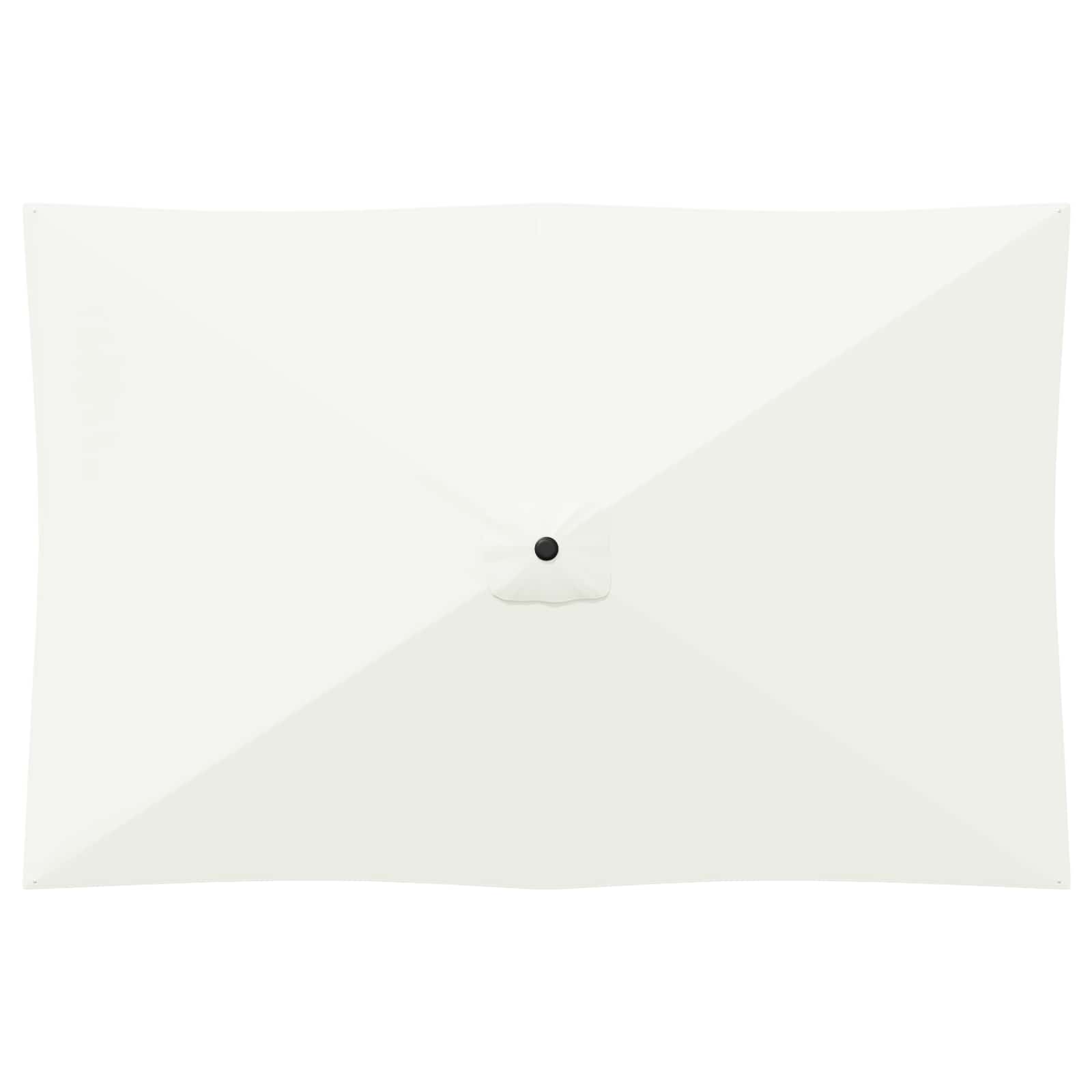 Vrtni dežnik 200 x 300 cm Poliester Pravokotna Krem - slika 3