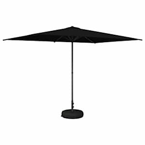 vidaXL Aiatelgi koos alusega 200 x 300 cm Pol&uuml;ester Ristk&uuml;lik Must