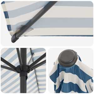 Zahradní slunečník s podstavcem 230 x 230 cm Polyester - obrázek 5