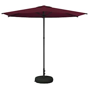 Vrtni dežnik 270 x 270 cm Poliester Pravokotna Bordeaux rdeča