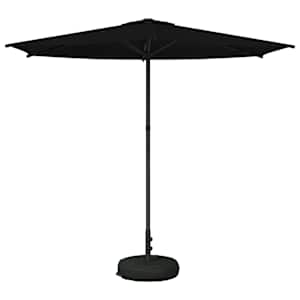 Vrtni dežnik 270 x 270 cm Poliester Pravokotna Črna