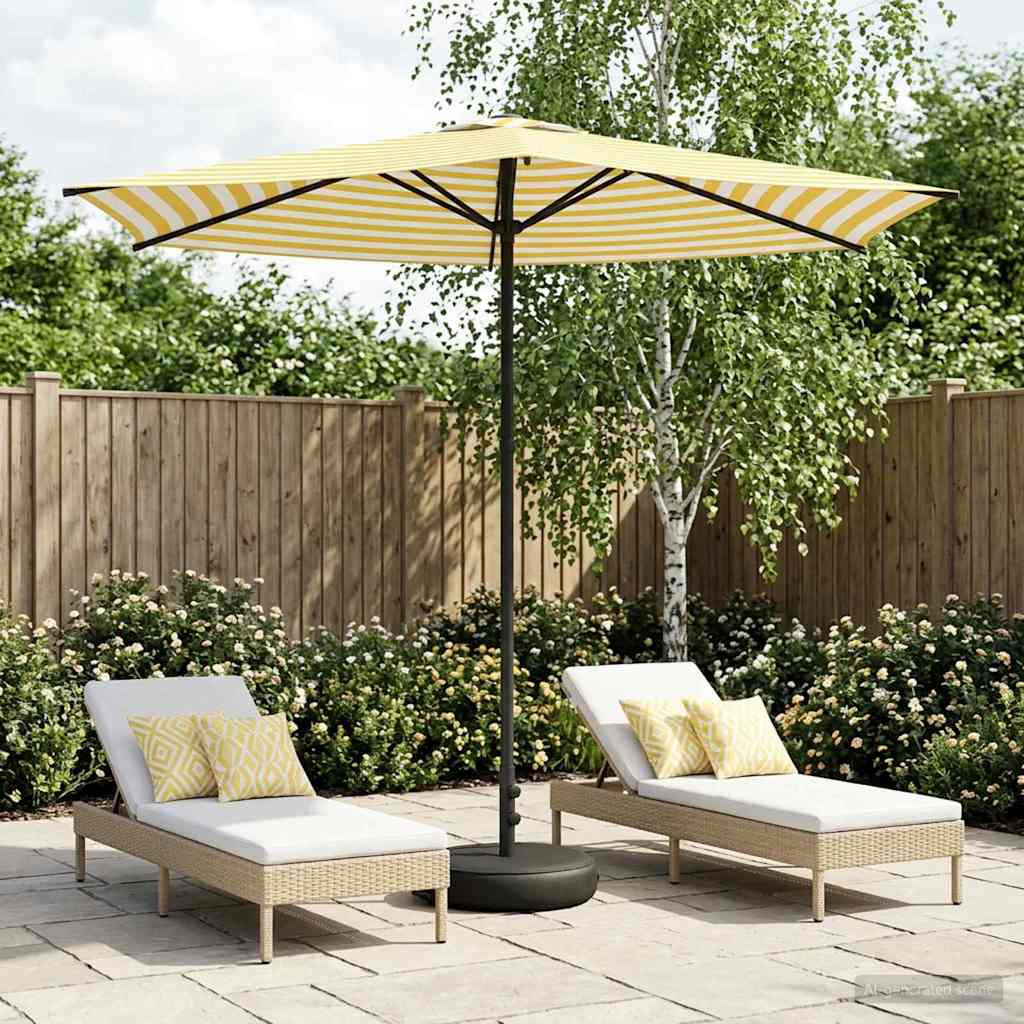 vidaXL Parasol de Grădină 270 x 270 cm Poliester Dreptunghiular
