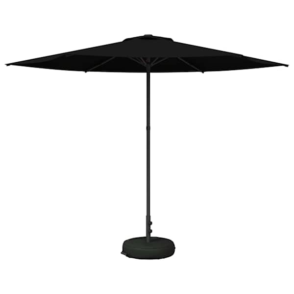 vidaXL Aiatelgi koos alusega 300 x 300 cm Pol&uuml;ester Ristk&uuml;lik Must
