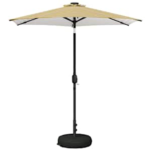 Zunanje senčilo z LED lučmi 230 x 230 cm Poliester